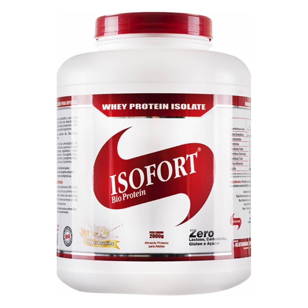 Melhor Whey Protein para comprar em 2017 - Whey protein Isofort da Vitafor